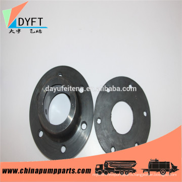 bearing flange and rubber disc